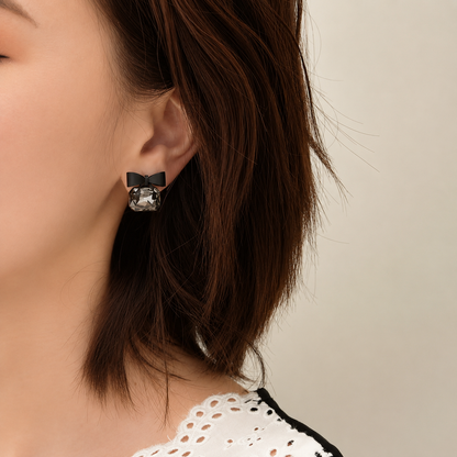 Black Bow ER for Girl & Women