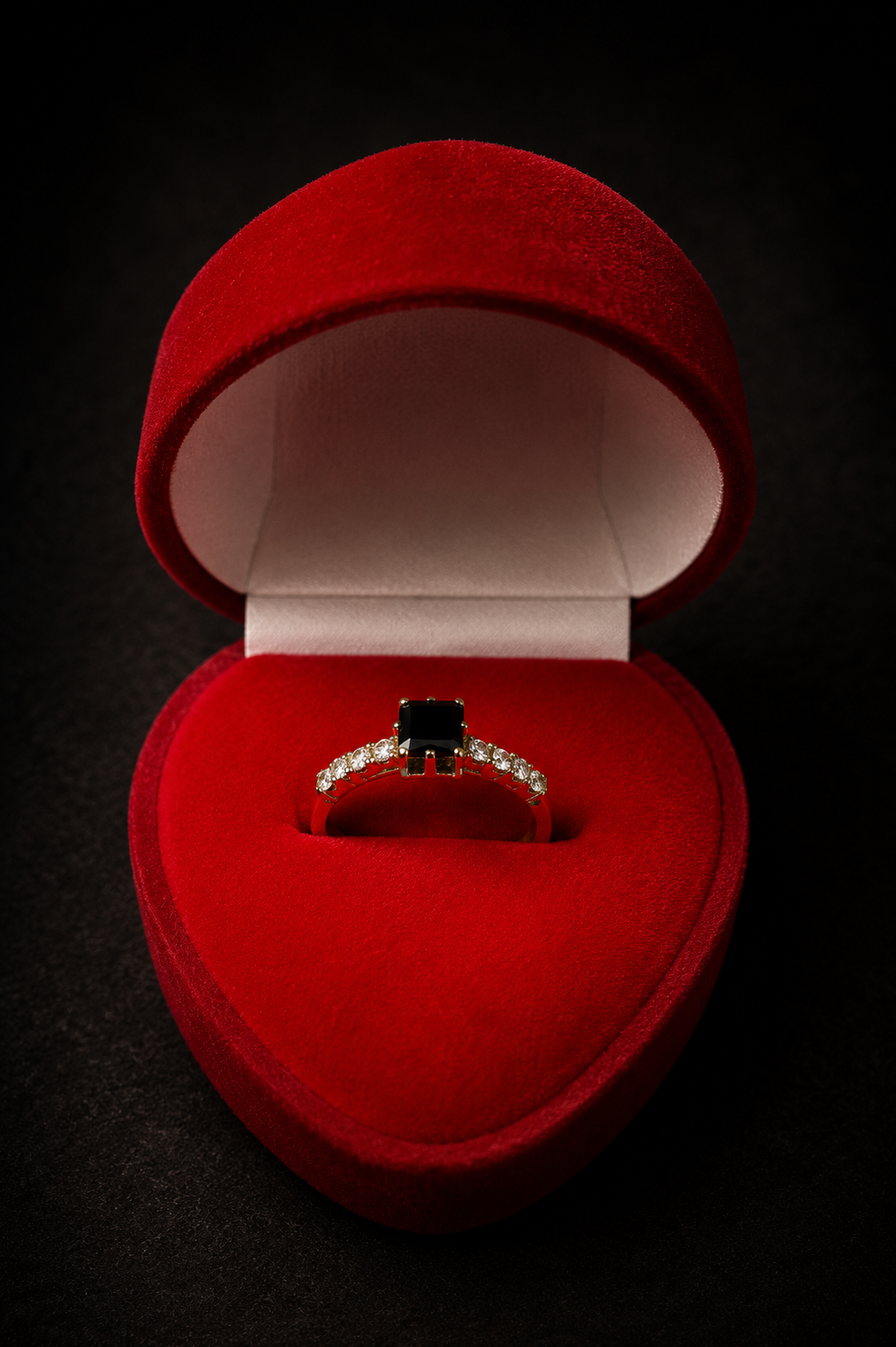 Black Stone Ring