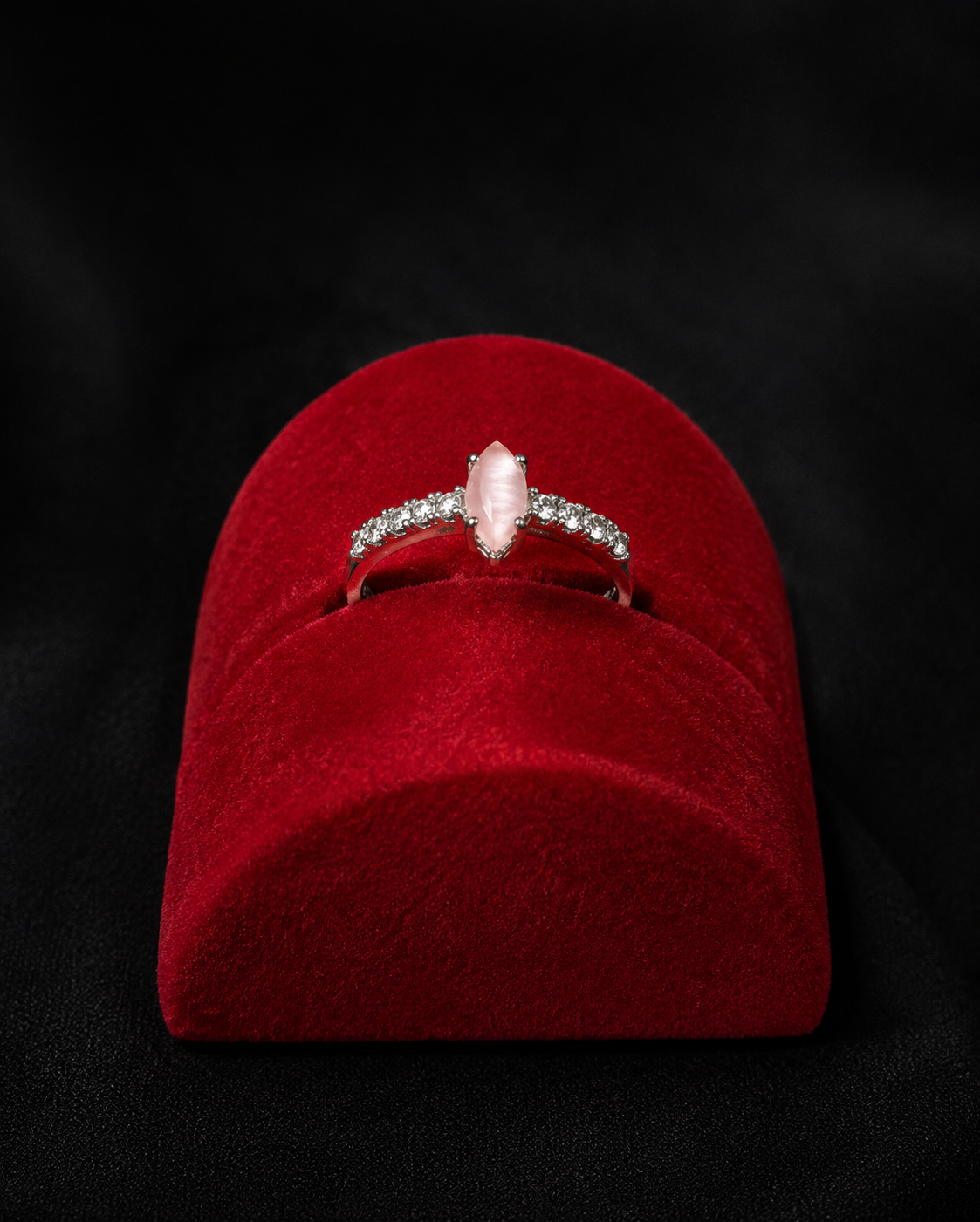 Pink Stone Ring For Her