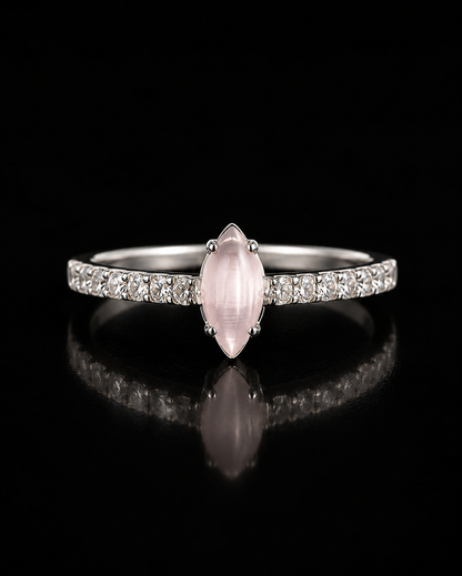 Pink Stone Ring For Her