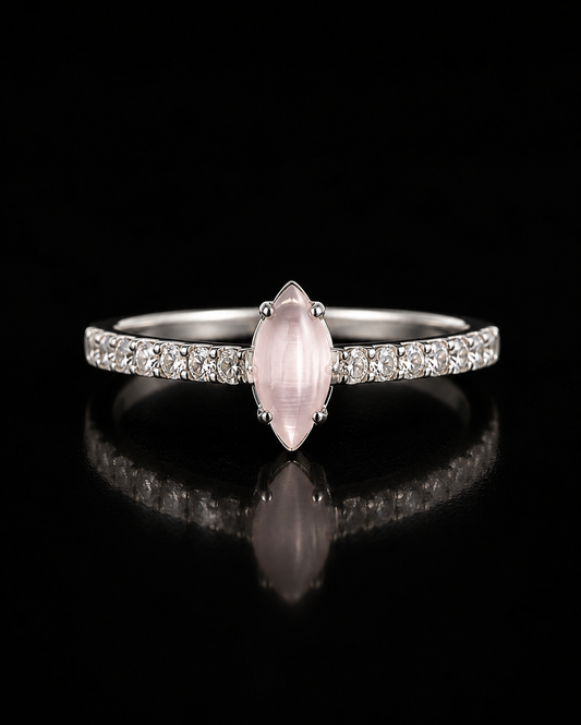 Pink Stone Ring For Her